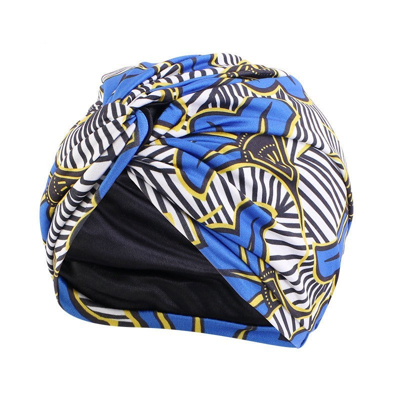 Simulated Silk Lined Cross Twisted Hat