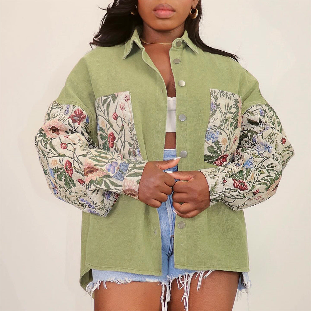 MosaicCharm Jacquard Coat