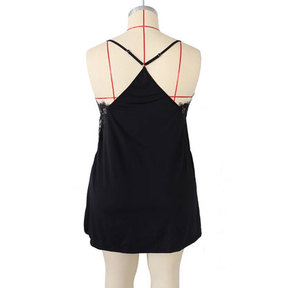 Milk silk perspective suspender dress
