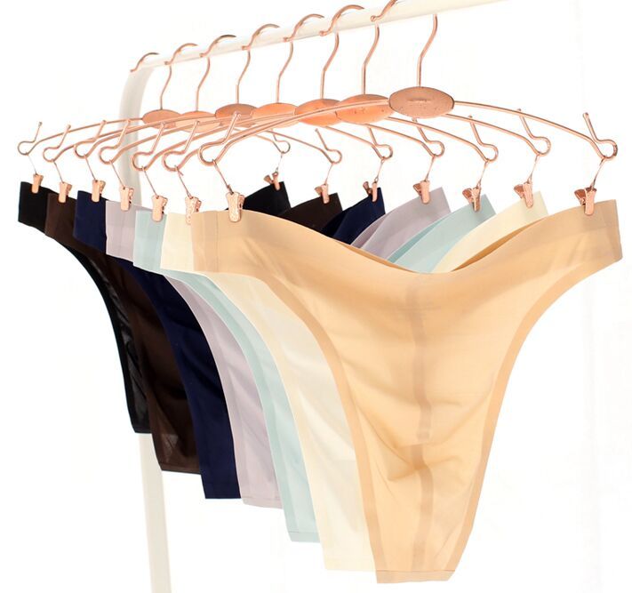 Summer breathable sheet ice silk thong men's thin shorts