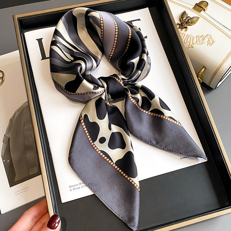Silk Square Scar Decorative Collar Neck Guard