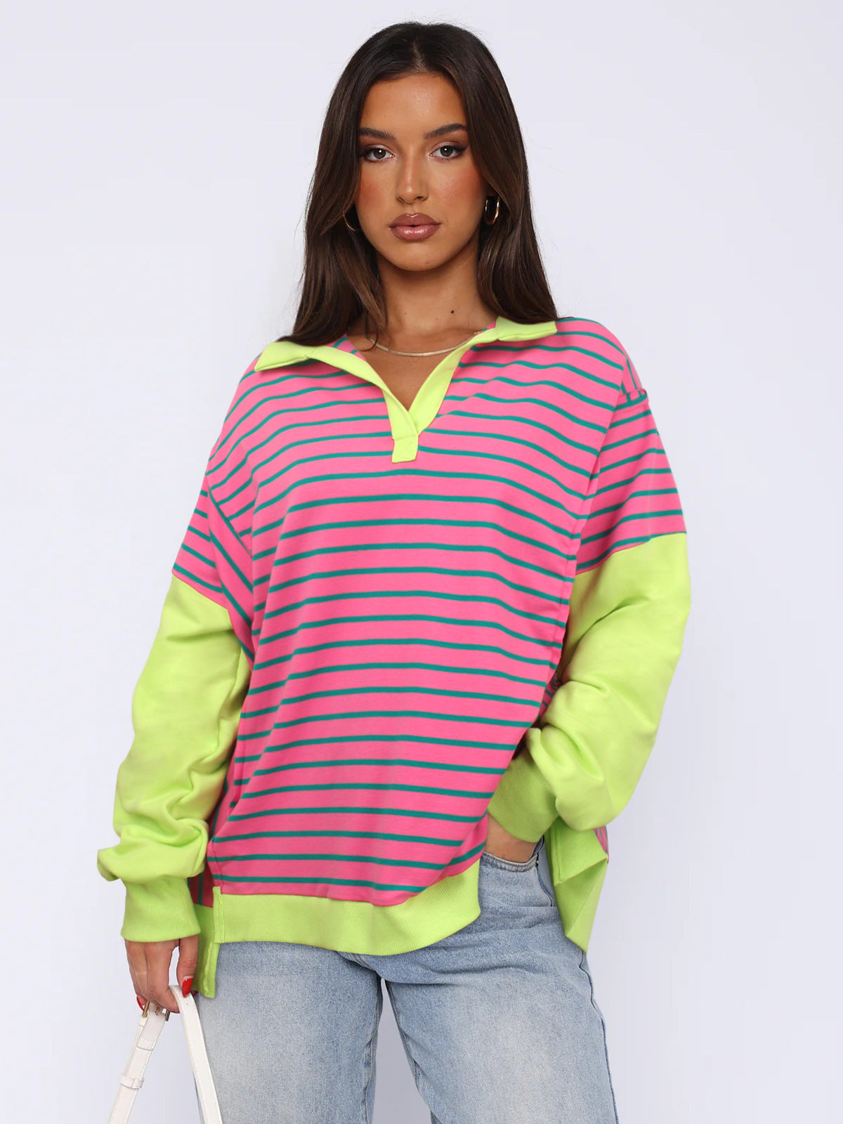 Stripo Luxe Split Sweater
