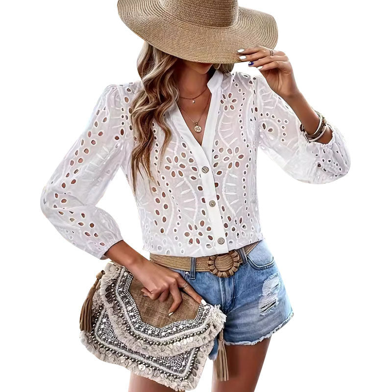 Lunéra ClassicButton Blouse