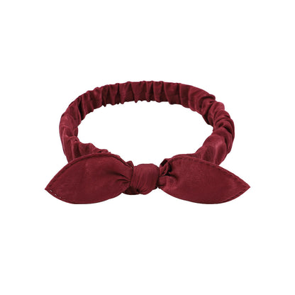 All-match Satin Headband With Wide Side Hair And Headband