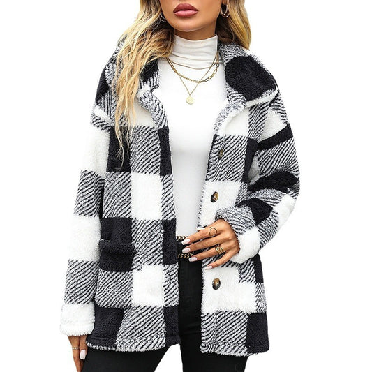 Heritage Plaid Lapel Coat