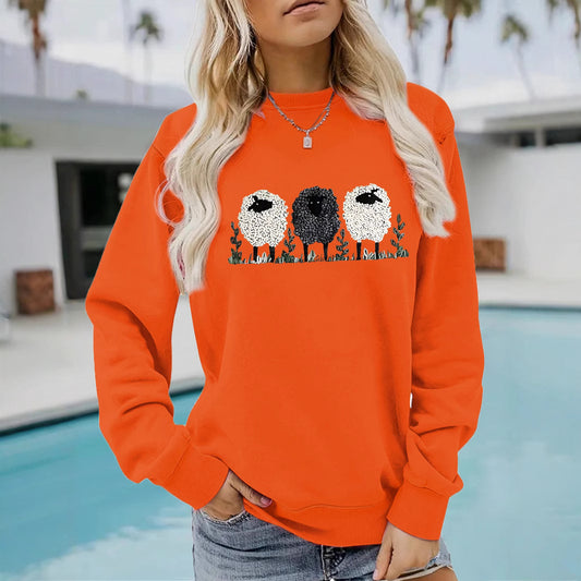 LuxeEase Printed Cashmere Pullover