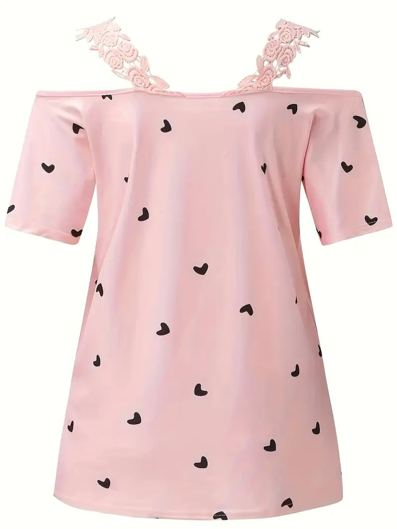 LaceHeart Breeze Tee