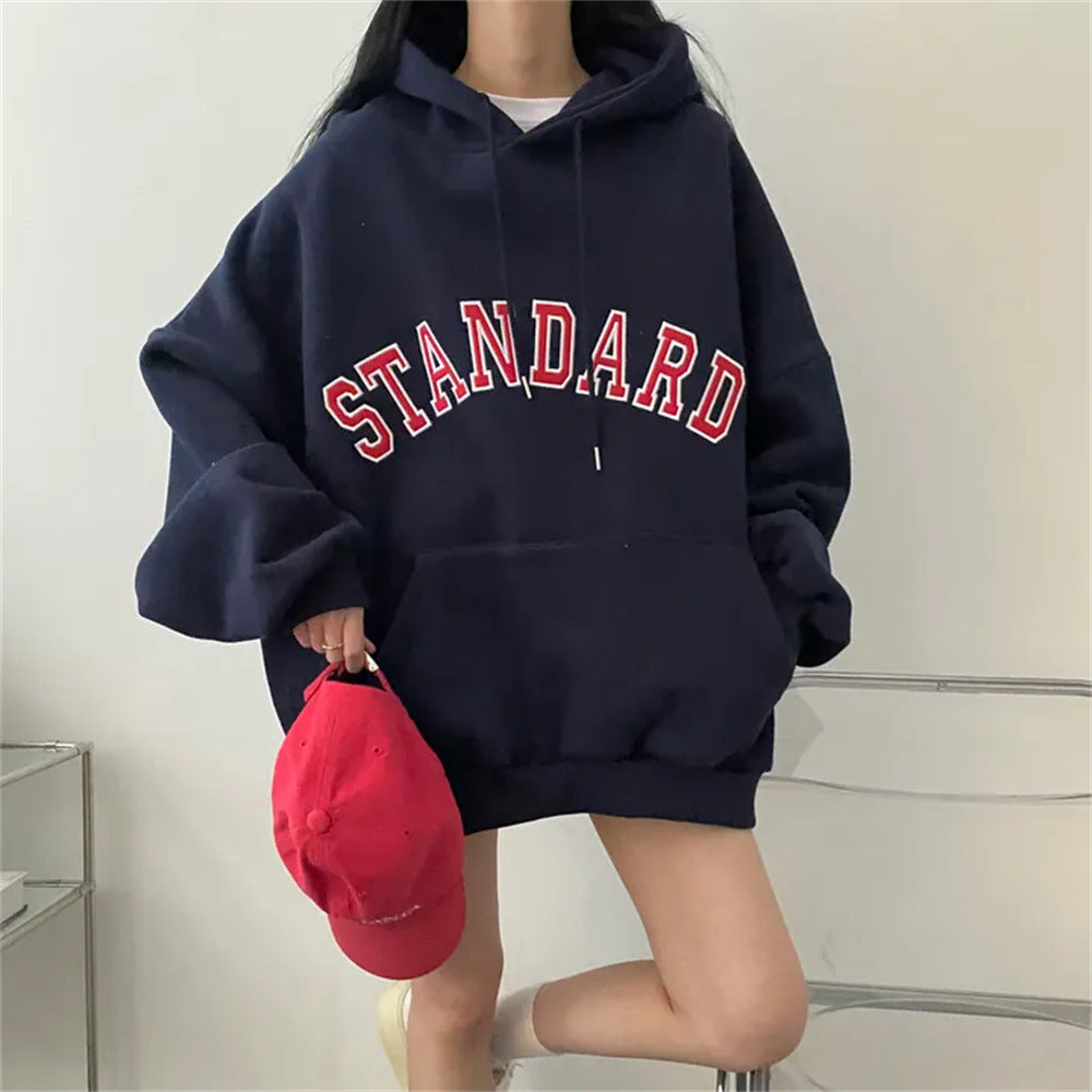 : CozyText Fleece Statement Top