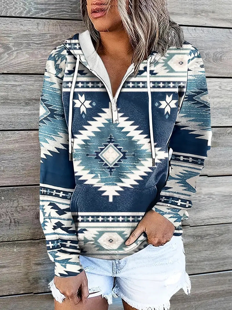 TribalEase Ethnic Hoodie