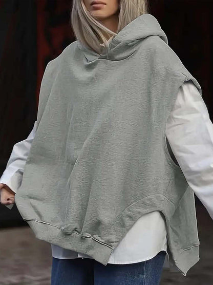 ChicLayer Sleeveless Hoodie Vest