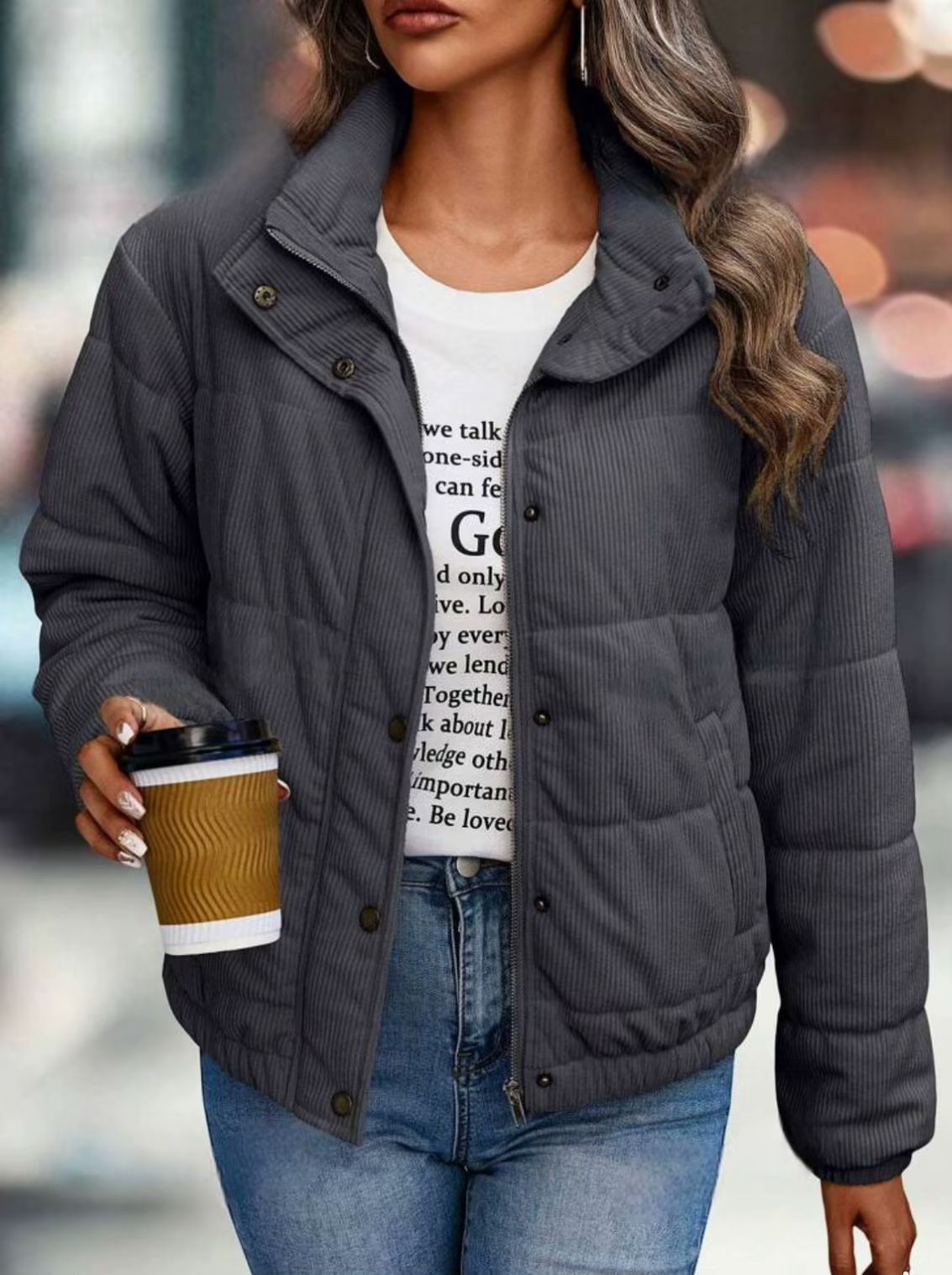 CottoChic Turtleneck Jacket