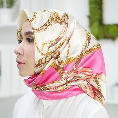 Big Square Scarf Fashion Simulation Silk Scarf