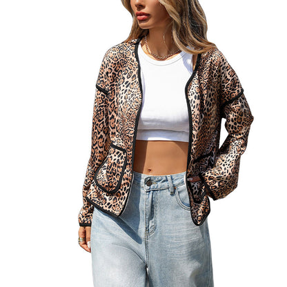 WildGrace Leopard Cardigan Coat