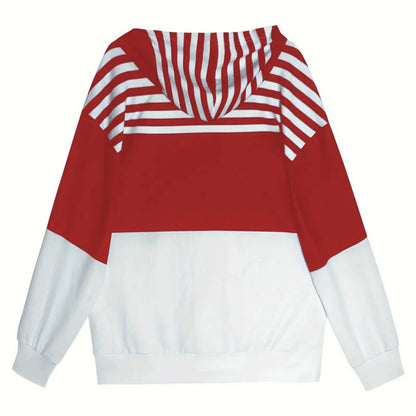 StripeFlick Zip Hoodie