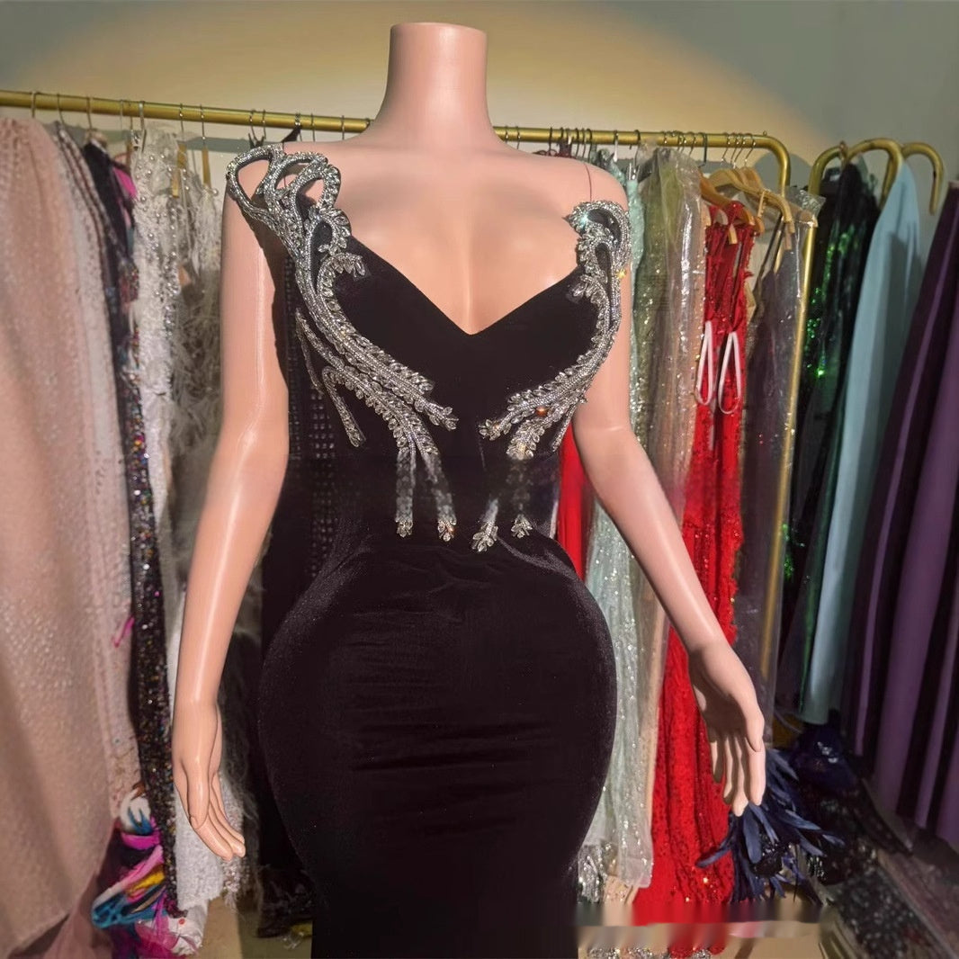 Noir Elan Gown