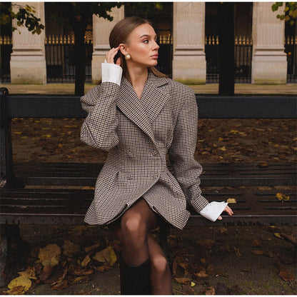 Veridia Plaid Tailored Jacket