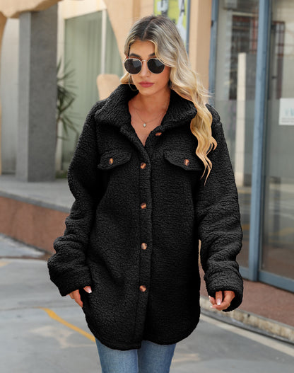 LuxeForm Lapel Blouse Coat