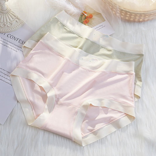 Mulberry Silk Crotch Women's Underwear Mid-waist Comfortable Breathable