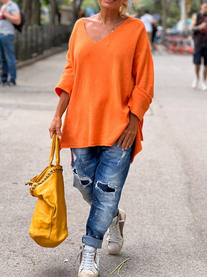 EaseLoom V-Neck Top