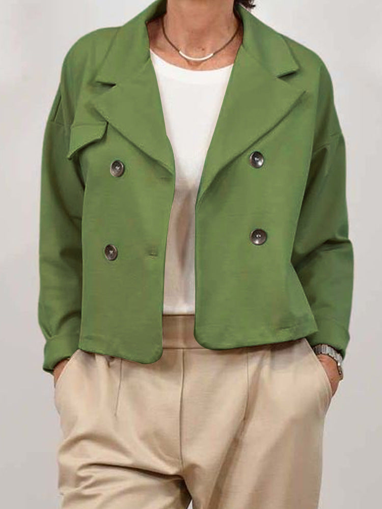 ÉlanChic Double-Breasted Blazer
