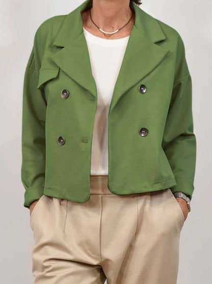 ÉlanChic Double-Breasted Blazer