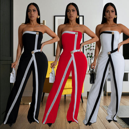 VelviCharm™ Backless Jumpsuit