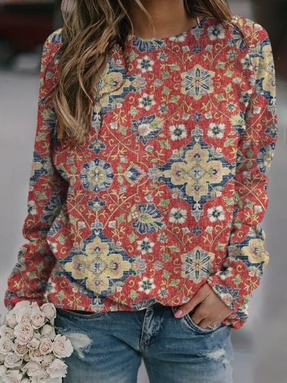 EthnoEase Retro Sweatshirt