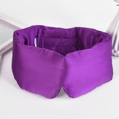 Silk Sleeping Eye Mask Velcro Double-sided Silk