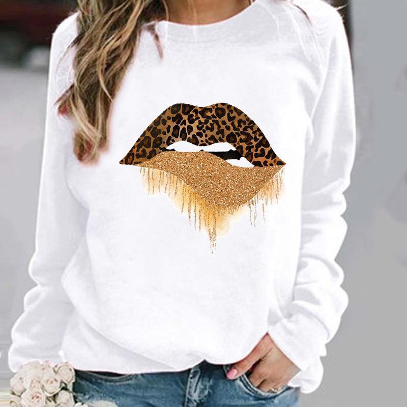XINGX Graphic Charm Round Neck Sweater