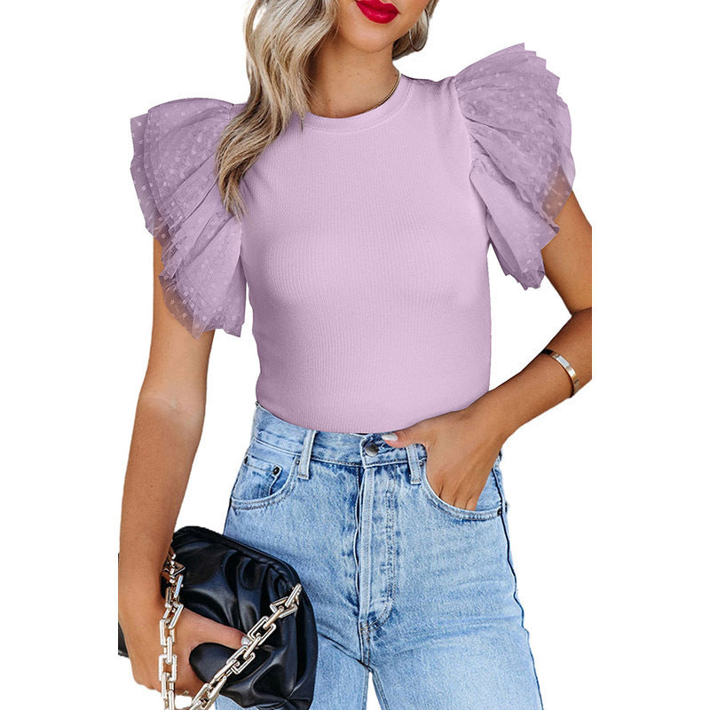Florette Ease Ruffle Top