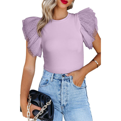 Florette Ease Ruffle Top