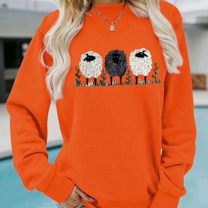 LuxeEase Printed Cashmere Pullover