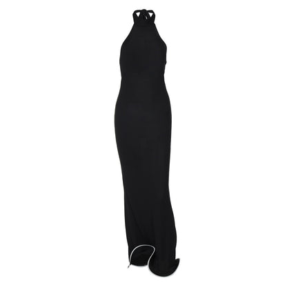 Venetian Flame Halter Dress