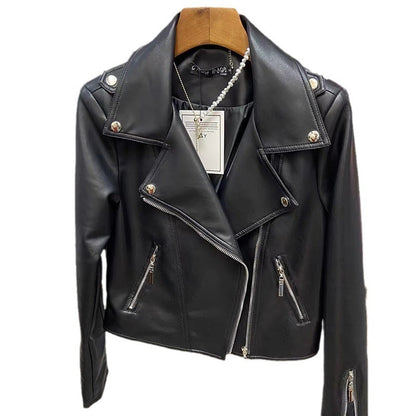 NoirEdge High-Waist Jacket