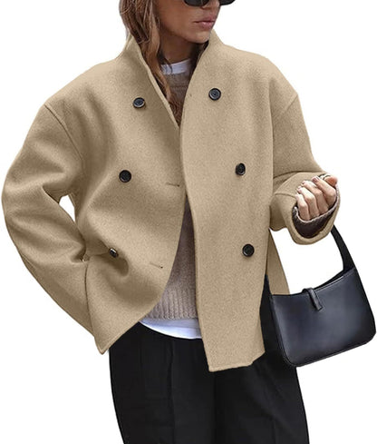 RegalCheck Woolen Coat