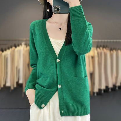 CozyChic Pocket Knit Cardigan