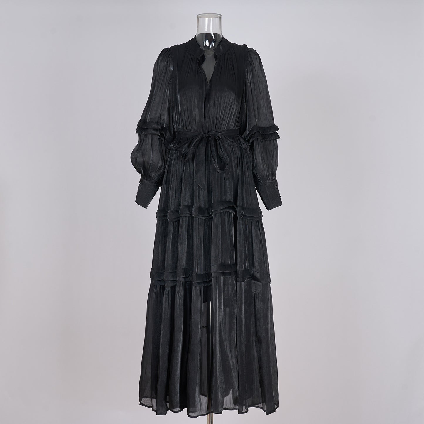 Celestara Silk Pleat Gown