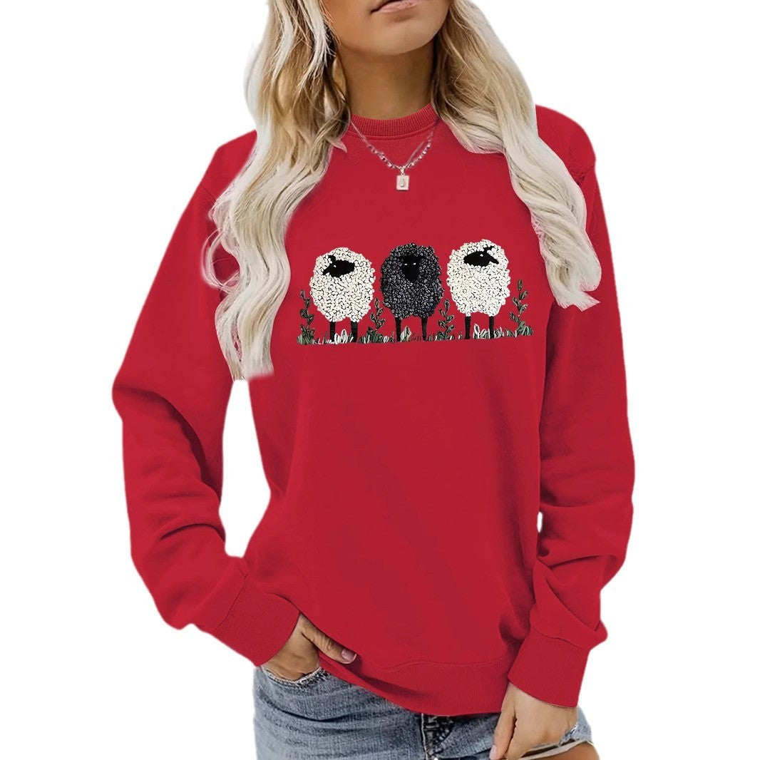 LuxeEase Printed Cashmere Pullover