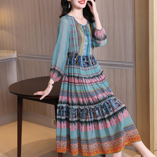 Women's High-end Luxury Silk Dress