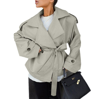 DriftEase Belted Trench
