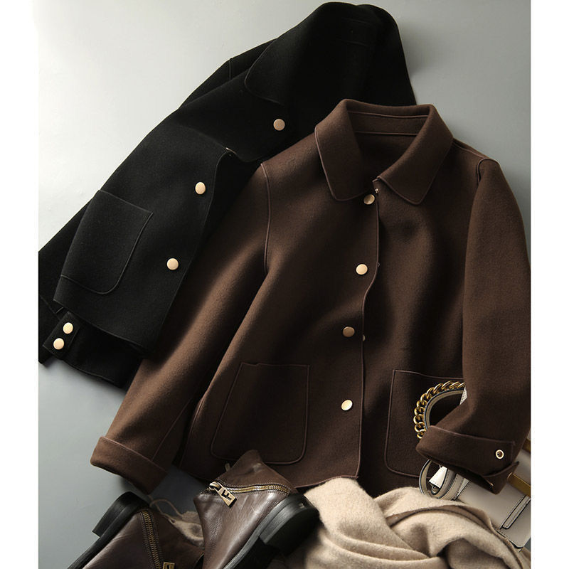 CozyWeave Loose Woolen Short Coat