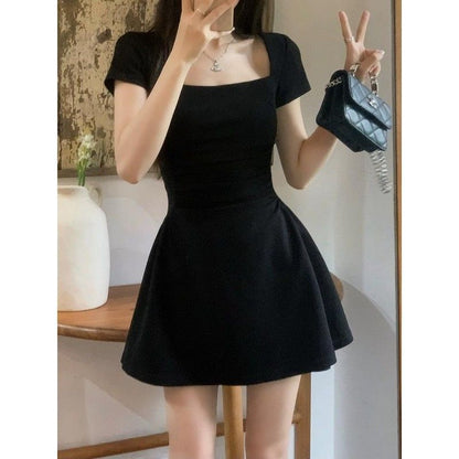 : Midnight Grace Hepburn Dress
