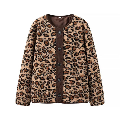 UrbanFierce Leopard Print Coat