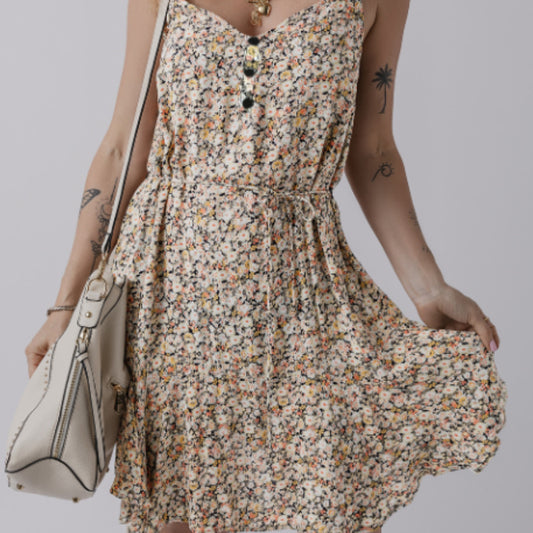 Sundara Bloom Tie-Waist Dress