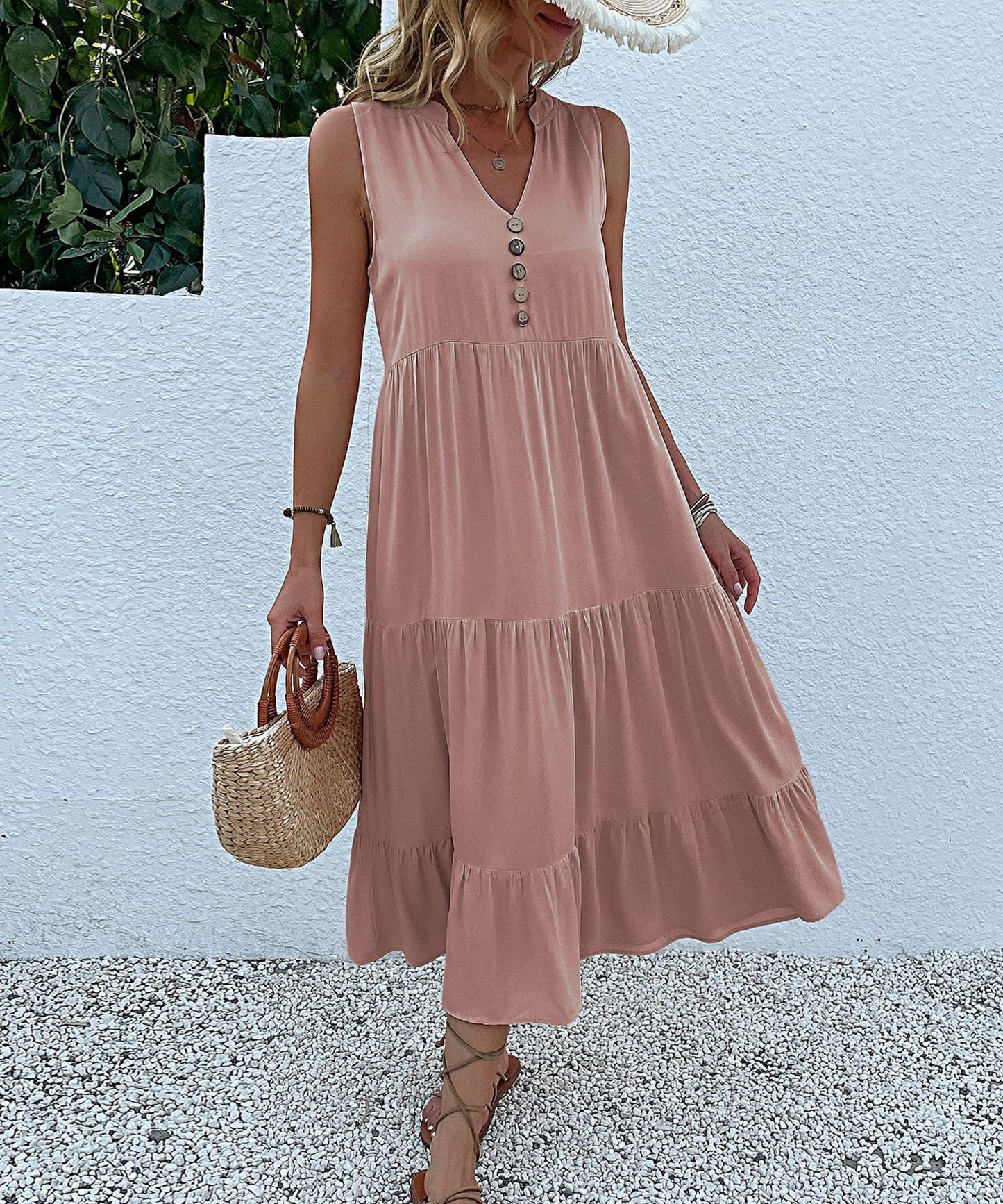 LumaFlow Vest Dress