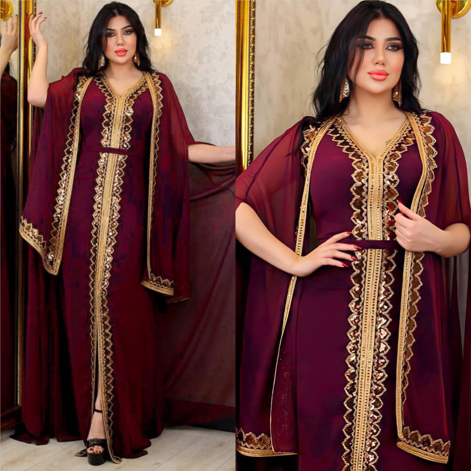 Zuleyha RadianceCape Gown