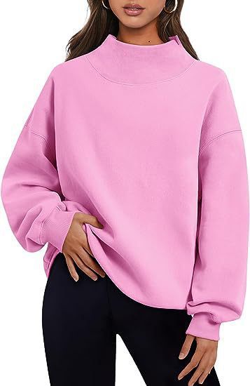 CozyCharm Fleece Turtleneck Sweater