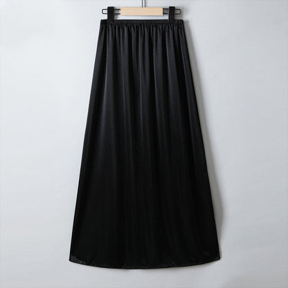 Women's Fashionable Thin Silk Satin Dress