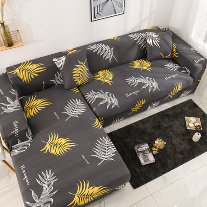 Printed all-inclusive milk silk sofa cover