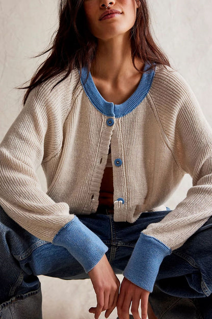 ChromaNest Button Knit Coat